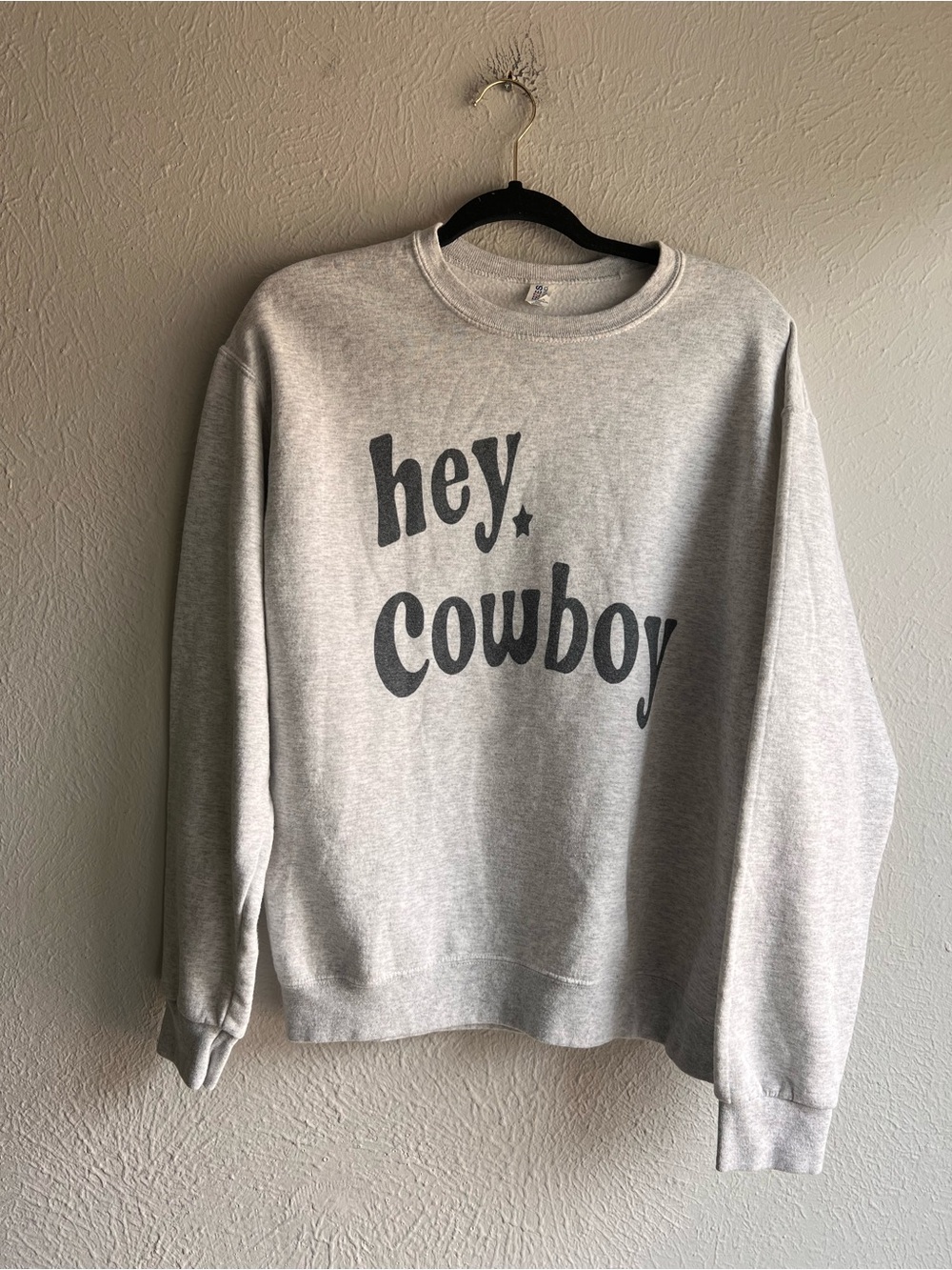 Hey Cowboy sweatshirt L
